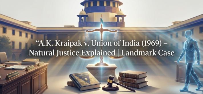 A.K. Kraipak v. Union of India (1969): Expanding the Scope of Natural Justice