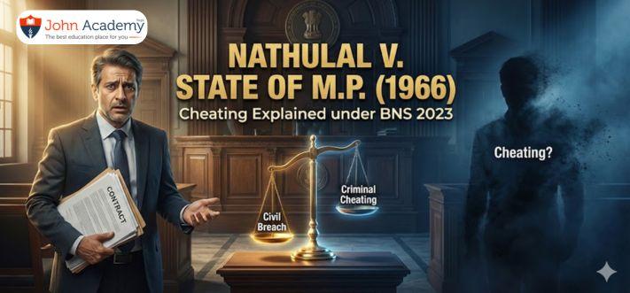 Nathulal v. State of Madhya Pradesh (1966): Cheating, Dishonest Intention & Criminal Liability under IPC and BNS