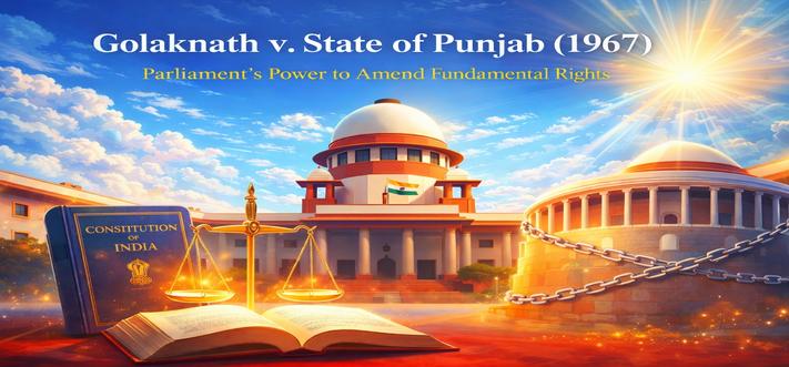 Golaknath v. State of Punjab (1967): A Landmark Case on Amendment of Fundamental Rights